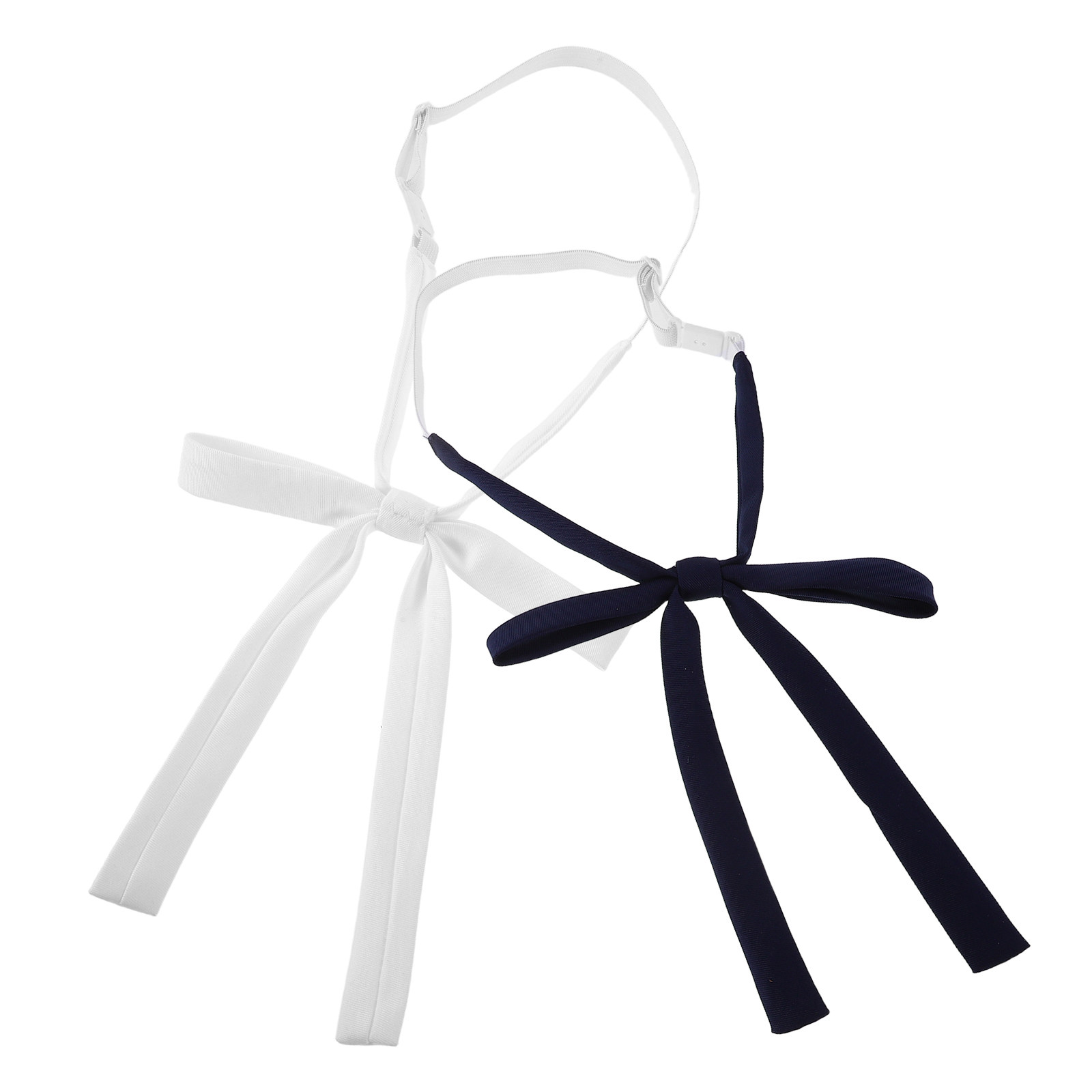 2Pcs Women Girls Pre Tied Bow  - Bow Tie Pre Tied 评论和价格