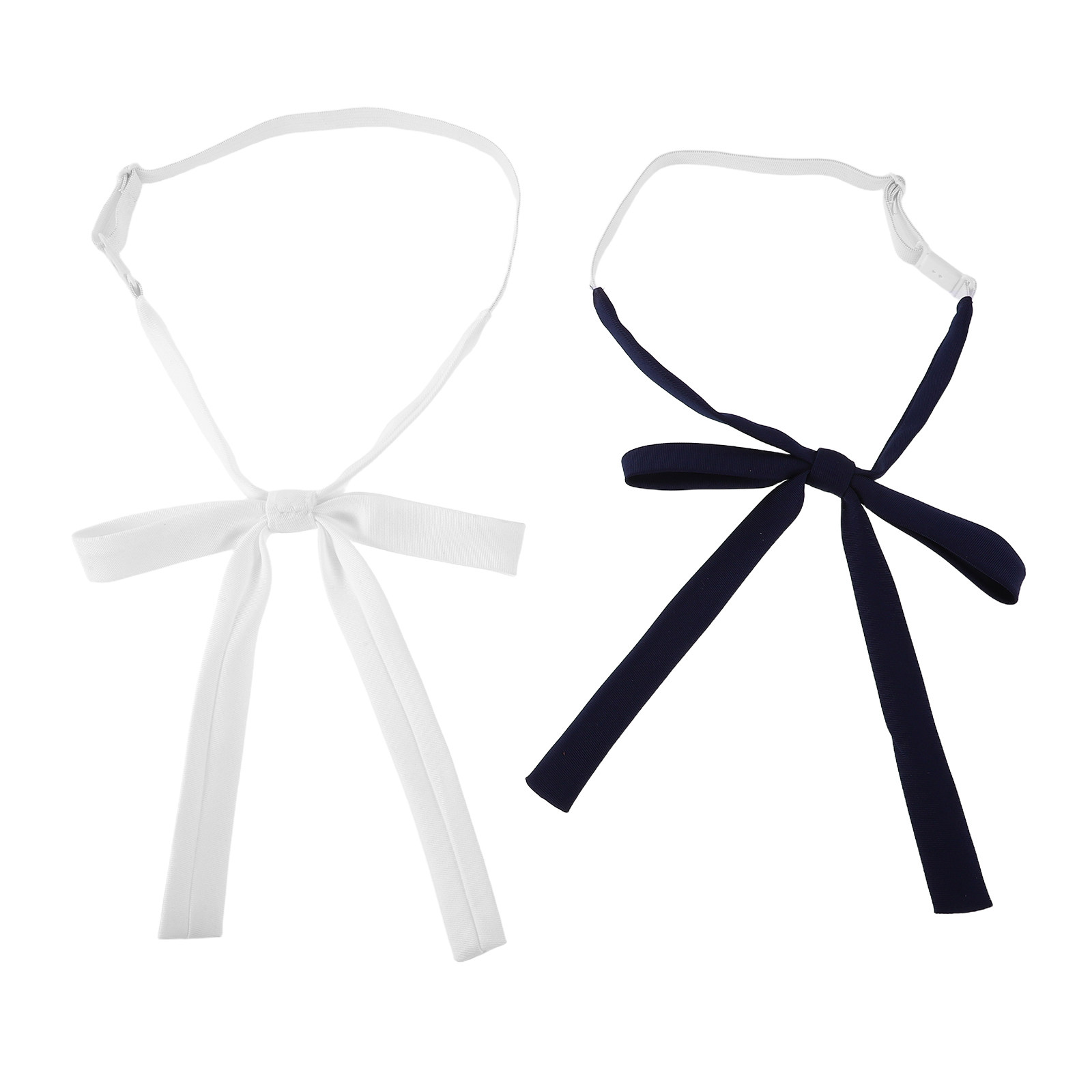 2Pcs Women Girls Pre Tied Bow  - Bow Tie Pre Tied 评论和价格
