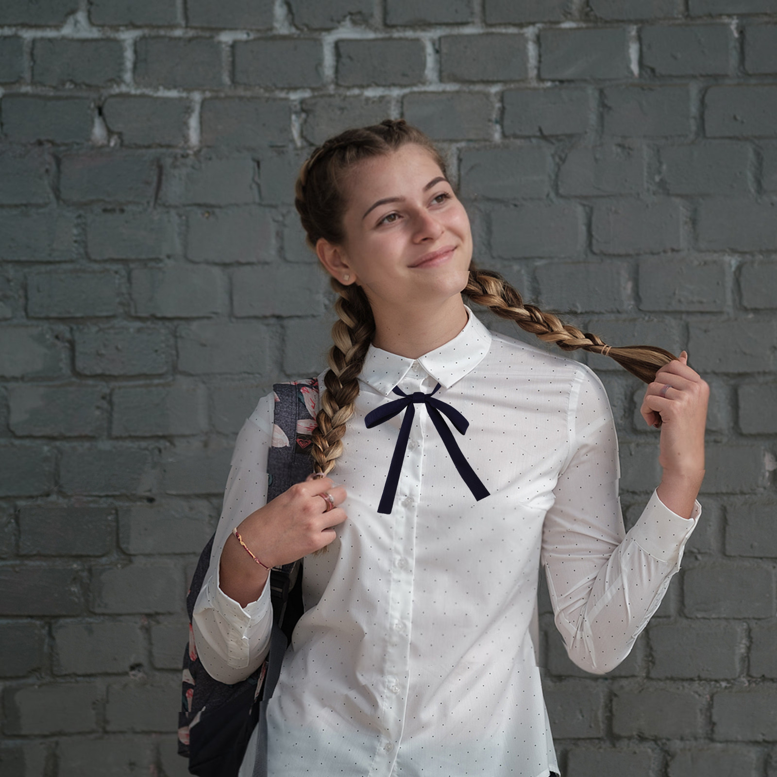 2Pcs Women Girls Pre Tied Bow  - Bow Tie Pre Tied 评论和价格