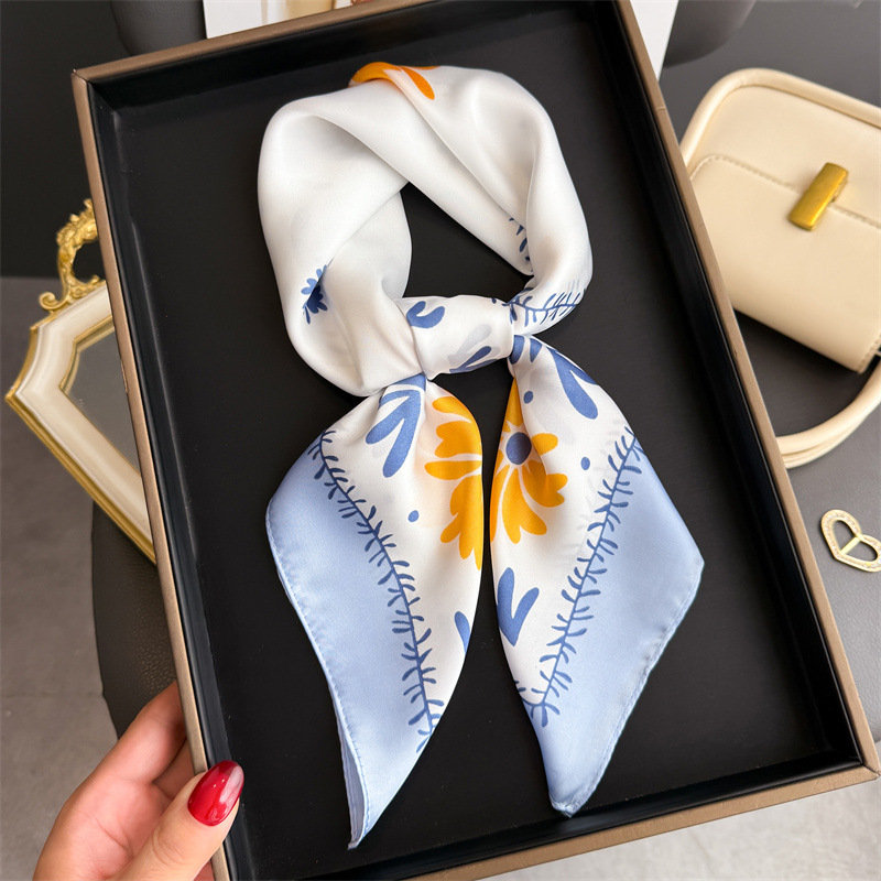 1Pc new printed fashion silk s - Scarf Silk Square 评论和价格
