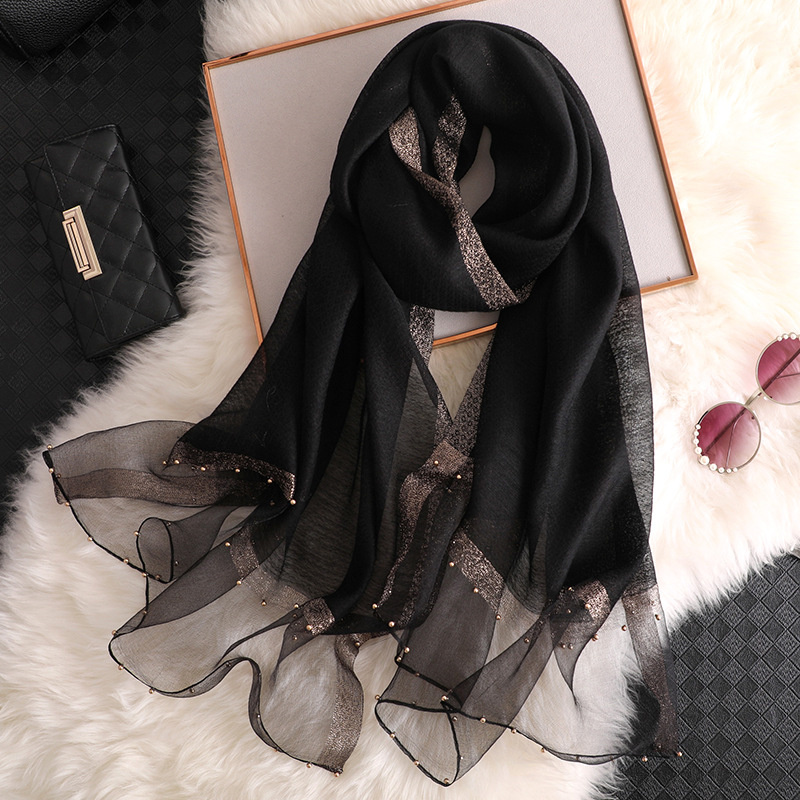 2024 Luxury 100% Silk Shawl Sc - Scarf Silk Square 评论和价格