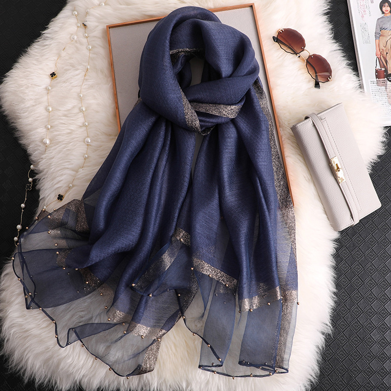 2024 Luxury 100% Silk Shawl Sc - Scarf Silk Square 评论和价格
