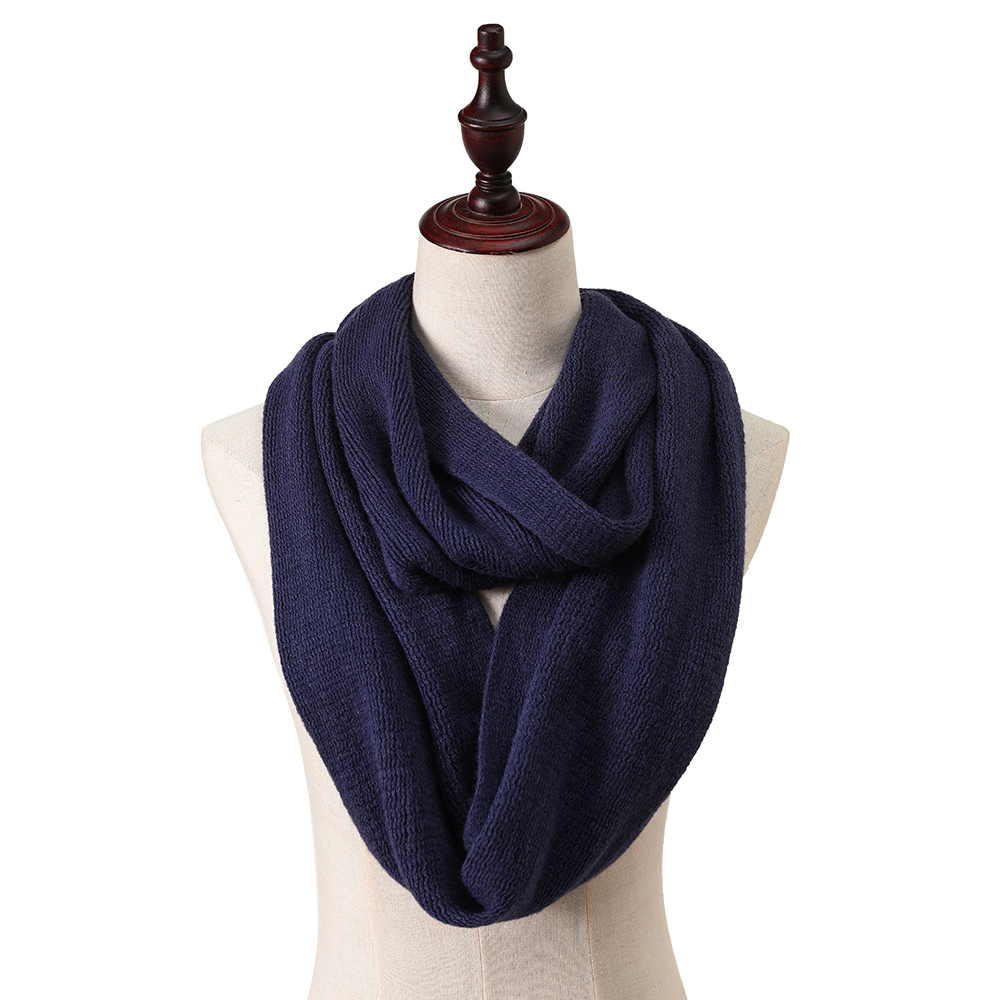 Men Ribbed Knit Infinity Scarf - Infinity Scarf Knit 评论和价格