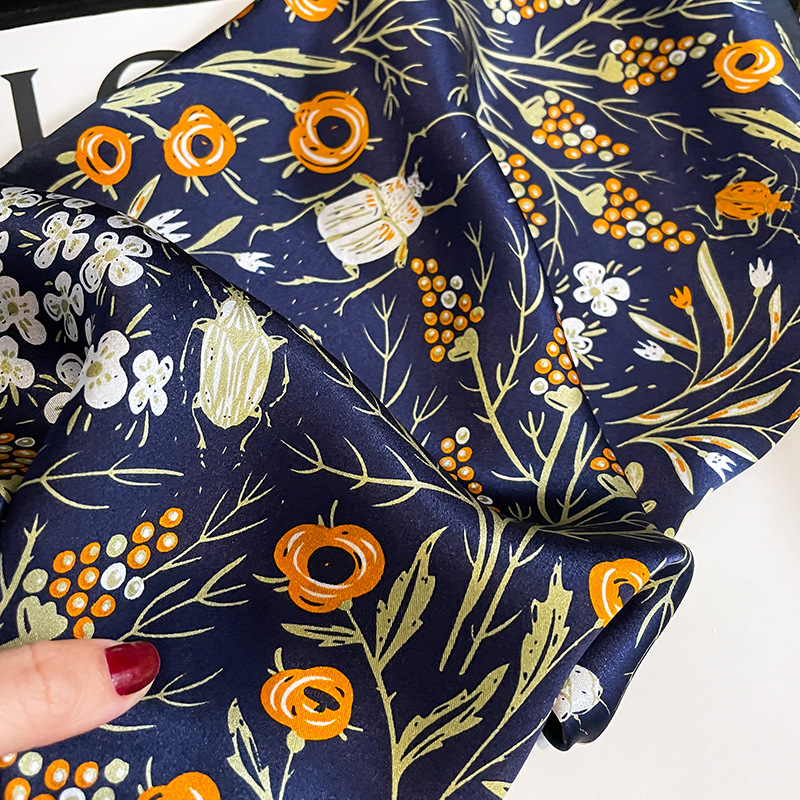 2026 Fashion 100% Real Silk Sq - Scarf Silk Square 评论和价格