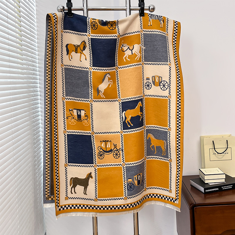 Luxury Warm Poncho Cashmere Wi - Woven Scarf Blanket 评论和价格